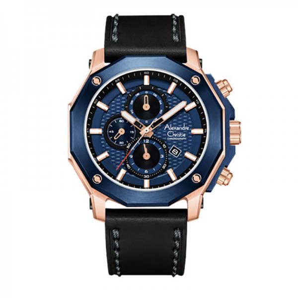 Alexandre Christie AC 6586 Rosegold Blue MCLURBU